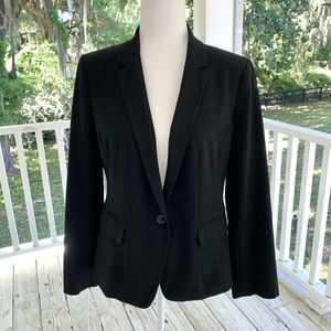 Ann Taylor Tailored Black Blazer Size 8